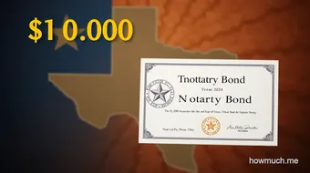 Cost of a 10000 Notary Bond in Texas Explained